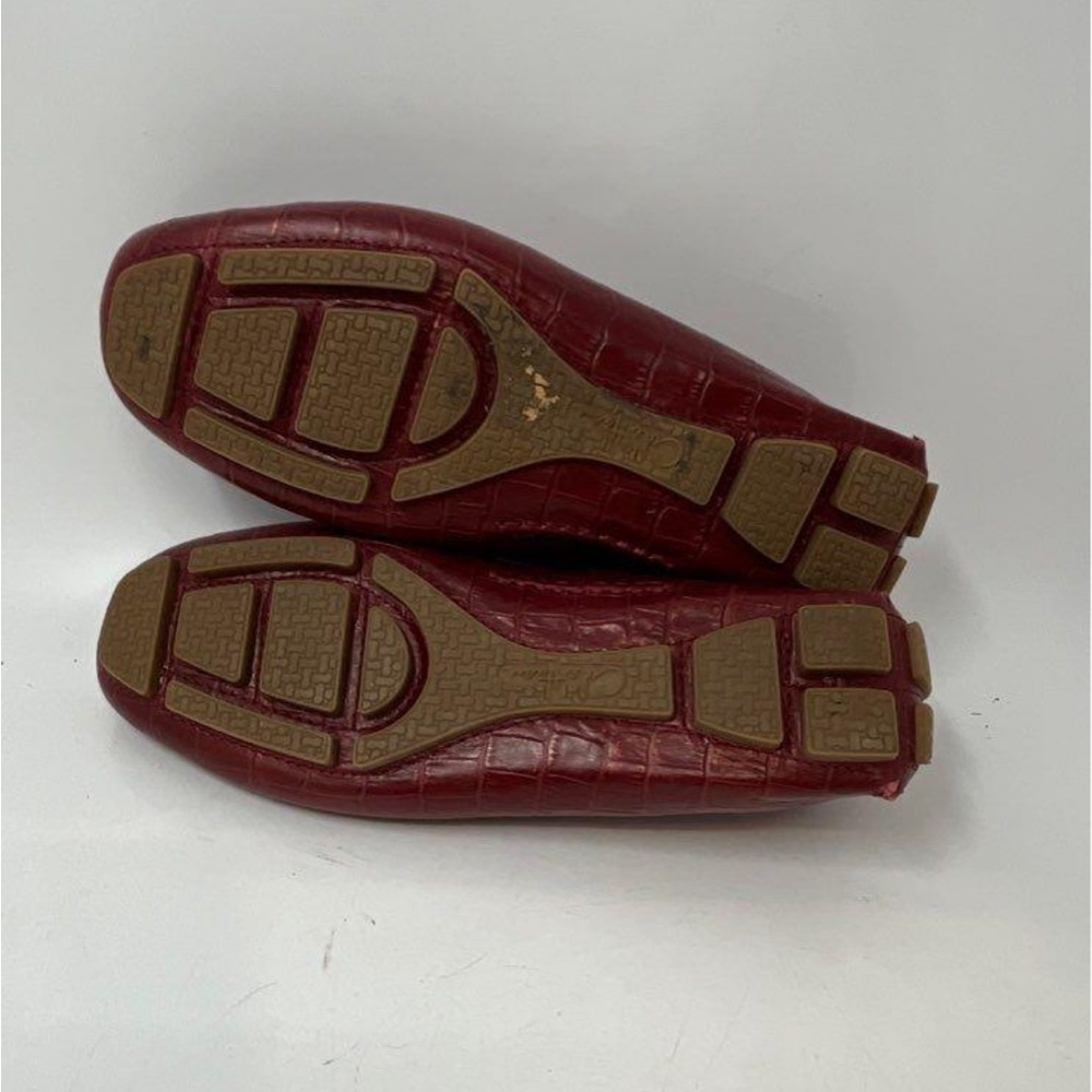 Cole Haan Red Leather Driving shoes Leather Size 8 - Picture 4 of 7
